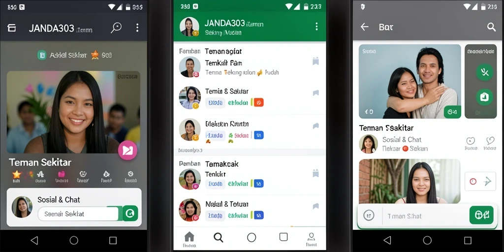Tampilan antarmuka pengguna JANDA303 yang menarik dan fungsional.