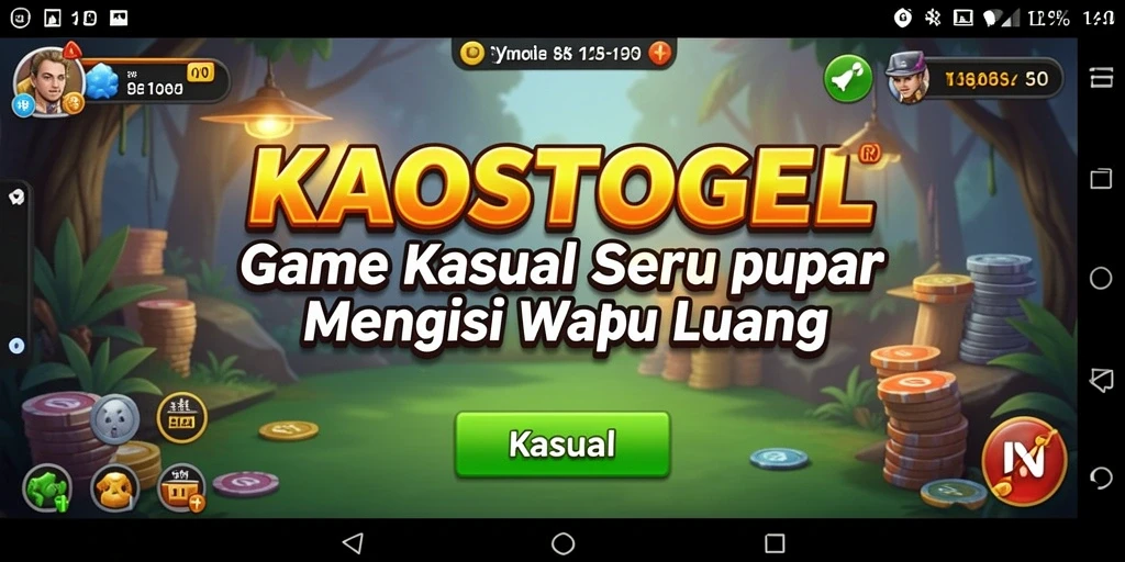 Antarmuka menarik dengan fitur inovatif di KAOSTOGEL.