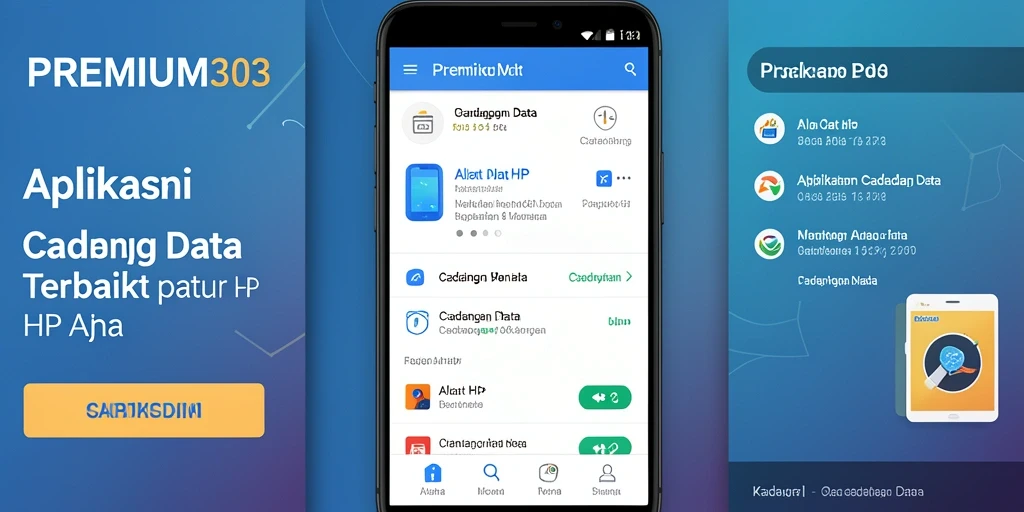 Tampilan antarmuka PREMIUM303 yang intuitif dan mudah digunakan.