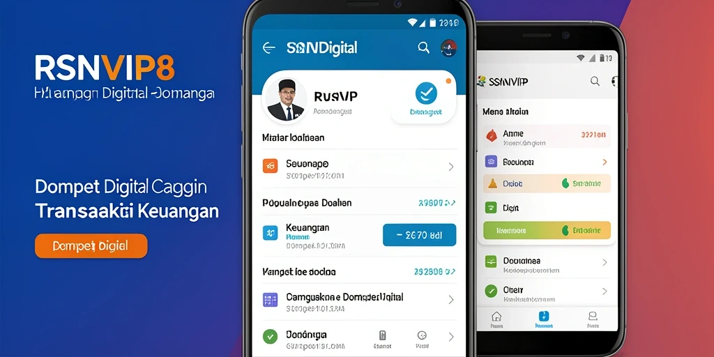Antarmuka RSNVIP8 yang modern dan mudah digunakan.
