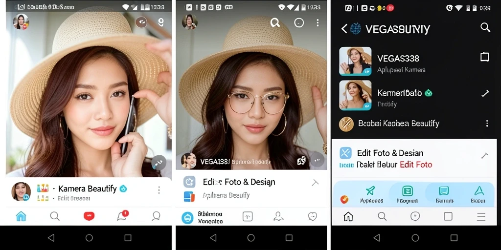 Tampilan antarmuka user-friendly dengan fitur editing lengkap.
